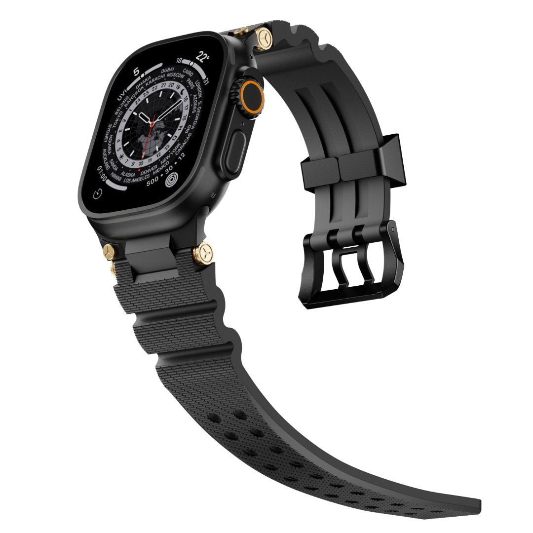 #Color_Black Buckle-Black Band