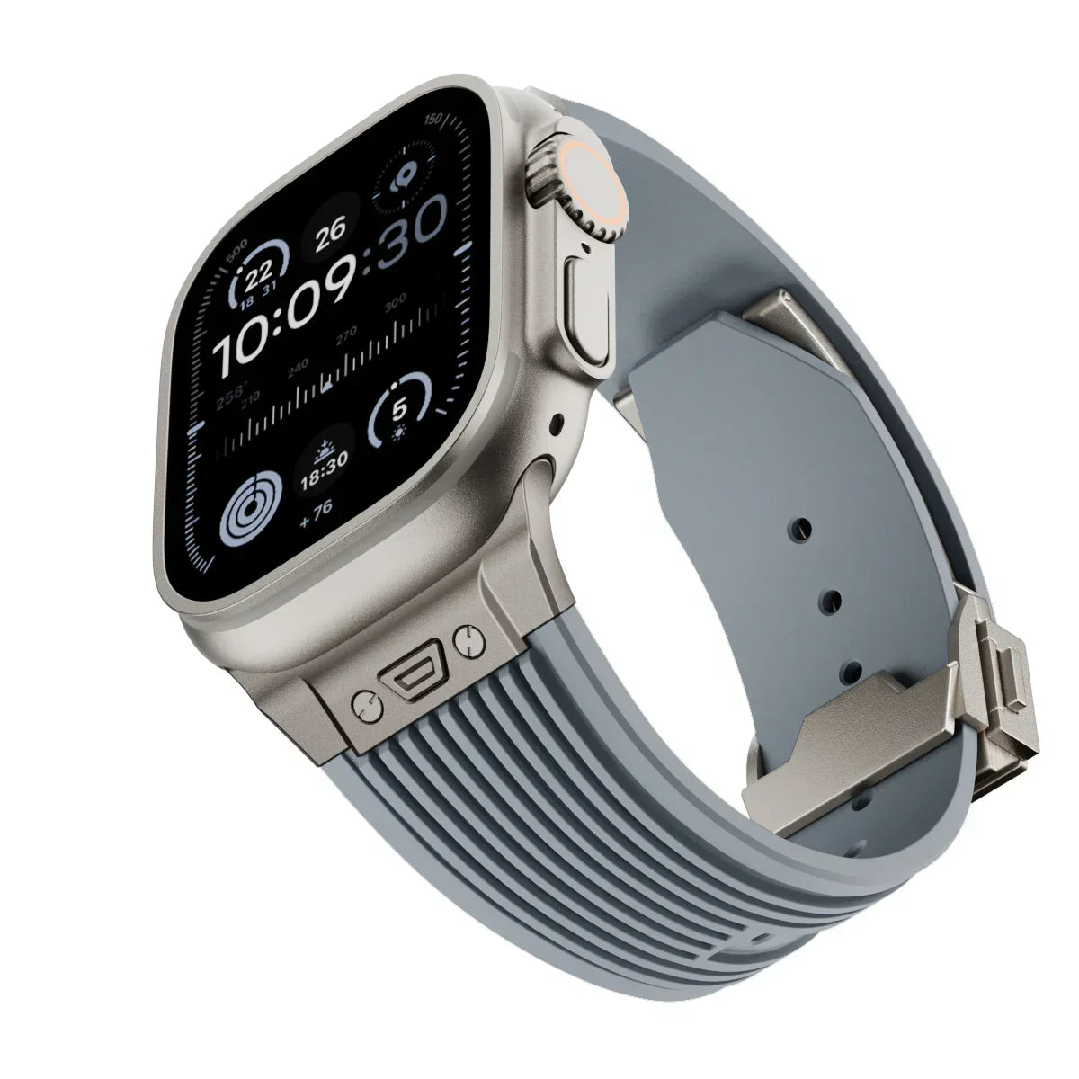 #Color_Titanium Adapter-Gray Band