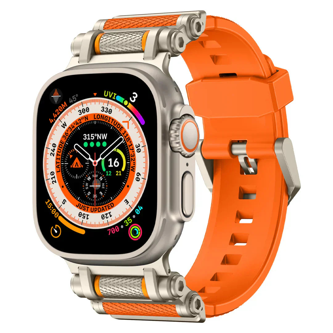 Rotation Axis Silicone Band For Apple Watch