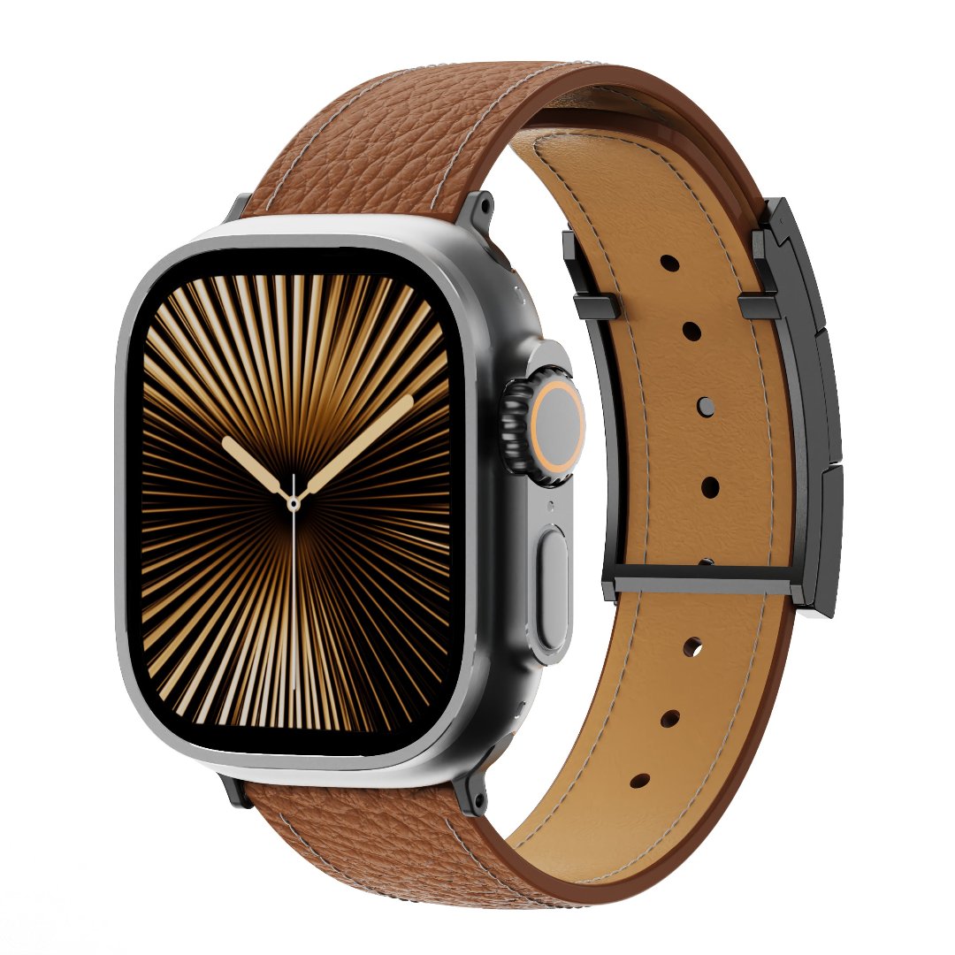 NEW Leather Holiday Watch Strap for Apple Watch