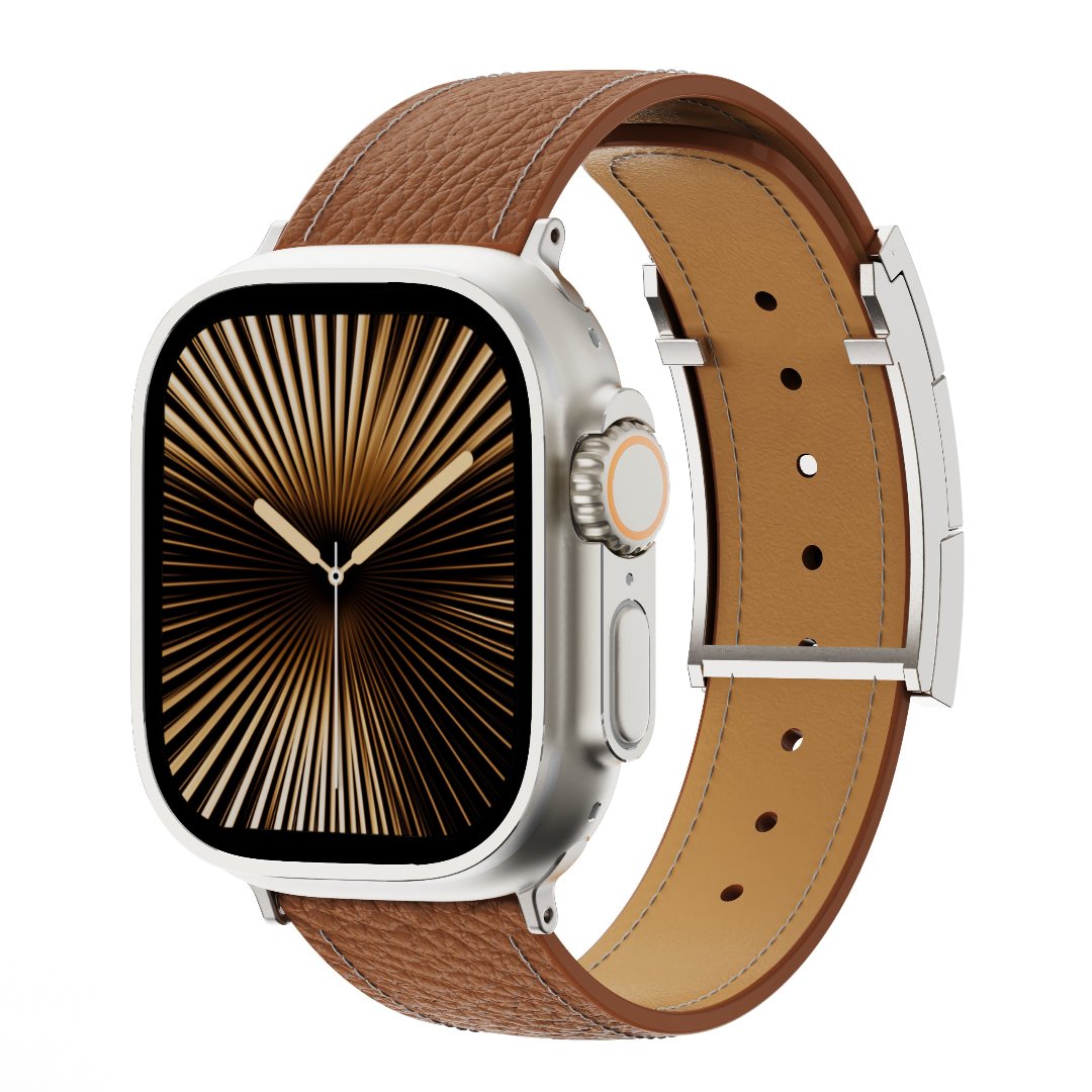 NEW Leather Holiday Watch Strap for Apple Watch