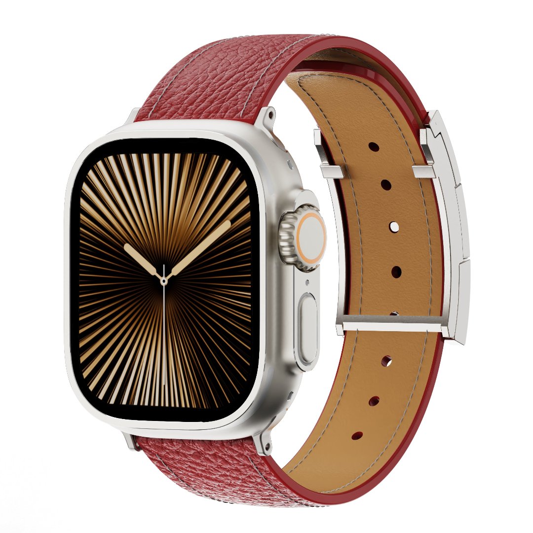 NEW Leather Holiday Watch Strap for Apple Watch