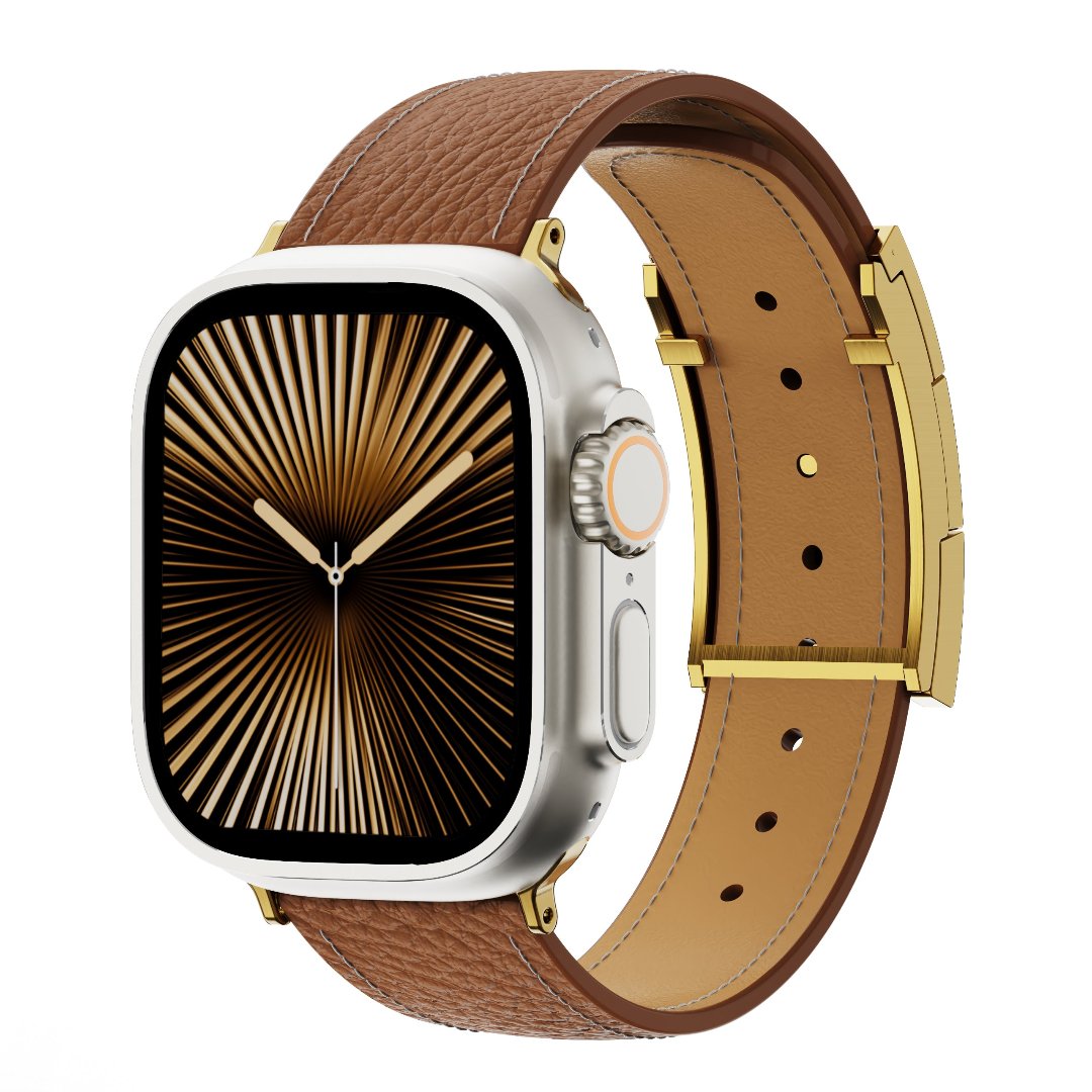 NEW Leather Holiday Watch Strap for Apple Watch