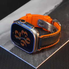 Racing Style Silicone Butterfly Buckle Band