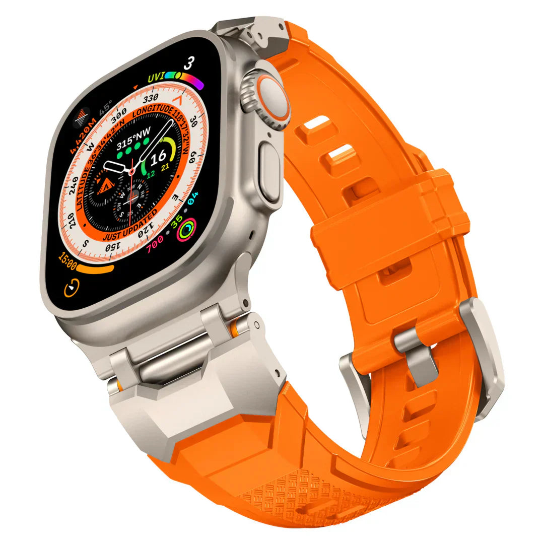 #Color_Titanium Adapter-Orange Band