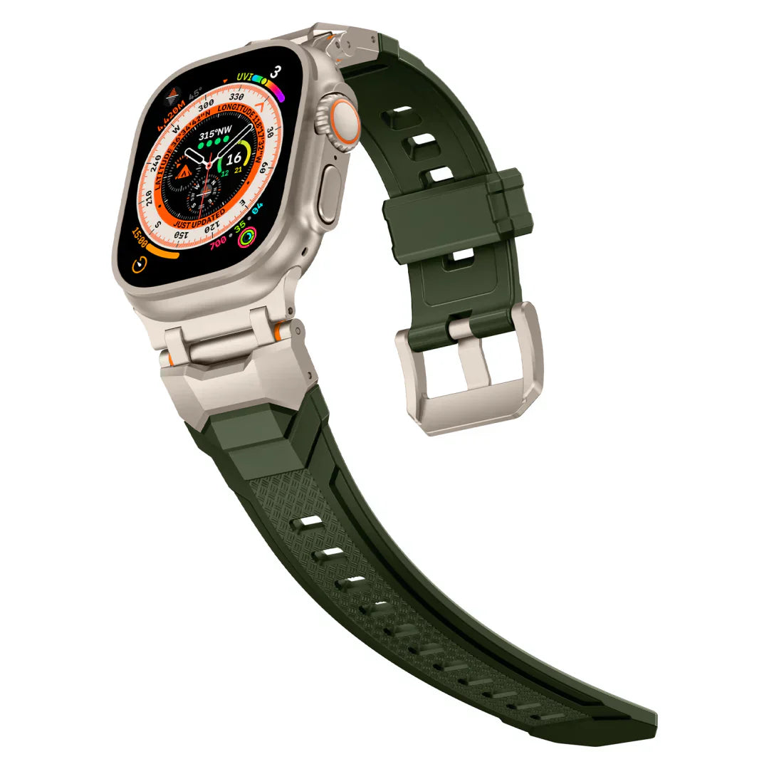 #Color_Titanium Adapter-Green Band