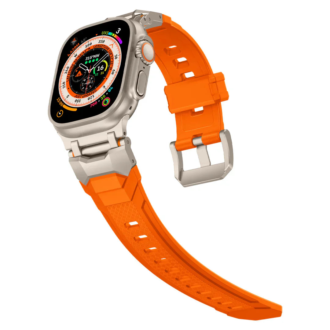 #Color_Titanium Adapter-Orange Band